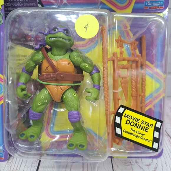 Teenage Mutant Ninja Turtles Classics Movie Star Set of 4 2023 Playmates Sealed - Picture 5 of 10